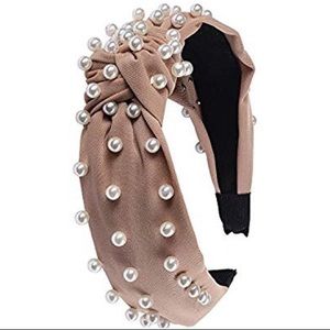 💛 CHIC’  BEIGE LADIES PEARL HEADBAND *NEW* 💛